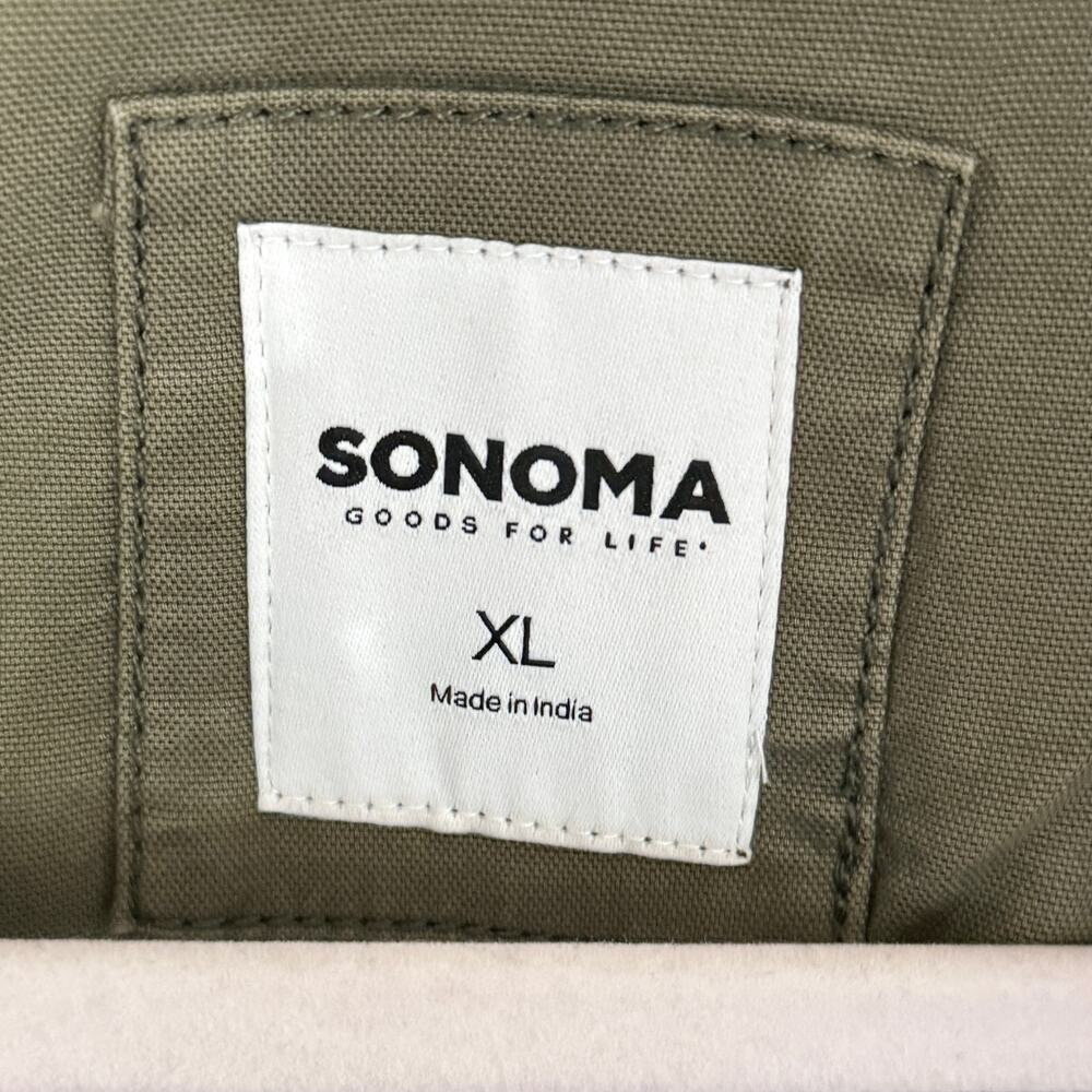 NWT Sonoma, Utility Jacket Olive Green Drawstring/Zip Size XL/18-20 - Picture 5 of 8